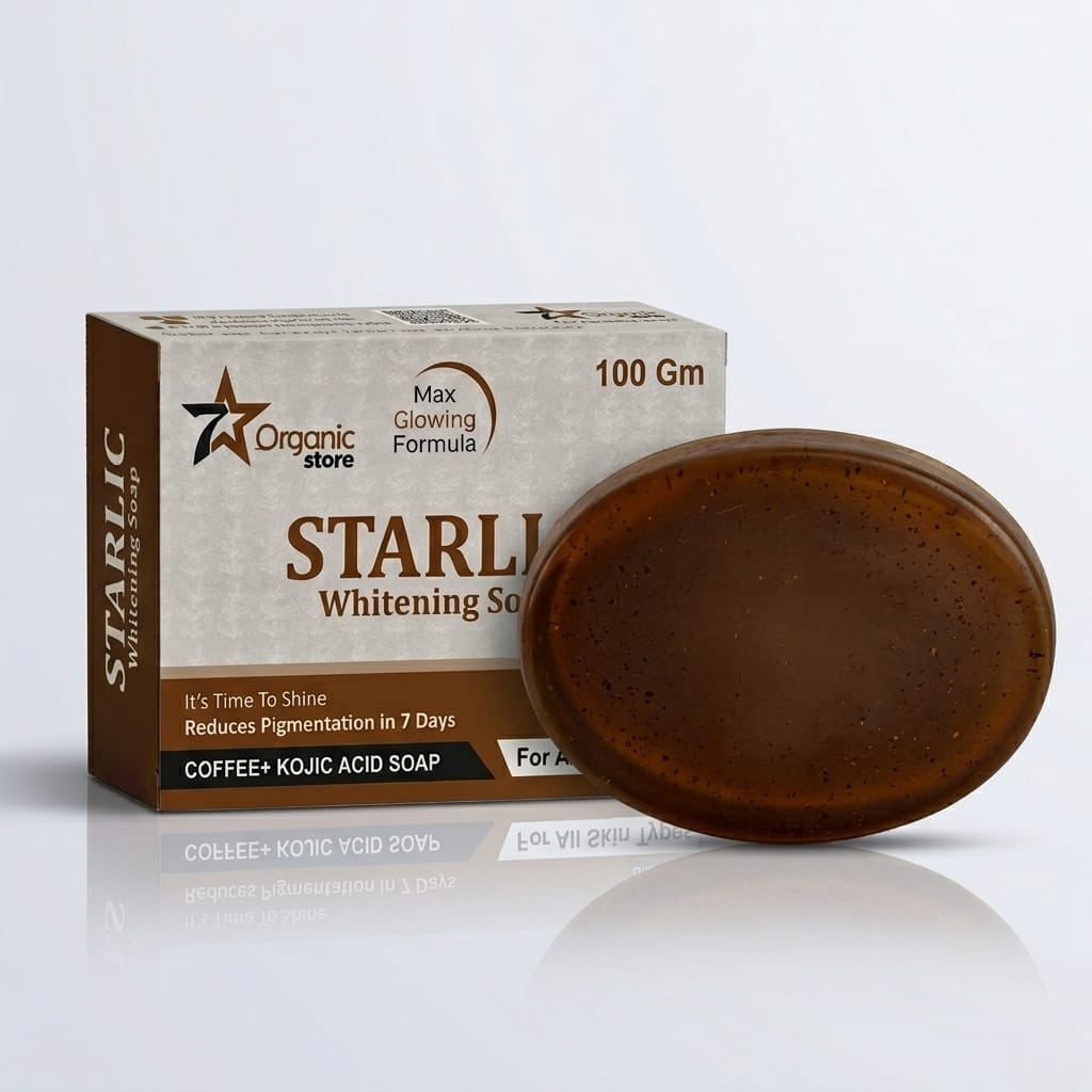 Starlic Whitening Soap (Coffee + Kojic Acid)